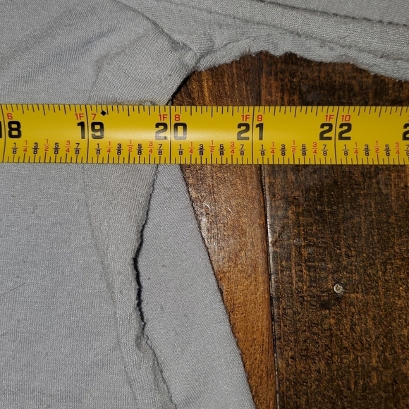 Zenana Premium Light Blue Long Sleeve Tee - Lace Button Detail On Sleeves -XL - Picture 8 of 8